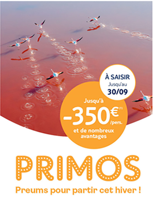 Les Réservez PRIMO HIVER - TUI Les Réservez PRIMO HIVER - TUI