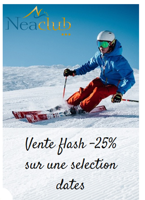Promo Neaclub pour les vacances de Printemps Promo Neaclub pour les vacances de Printemps